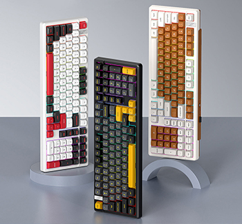 K102客制化RGB背光热插拔三模连接机械键盘侧刻键帽办公电竞游戏