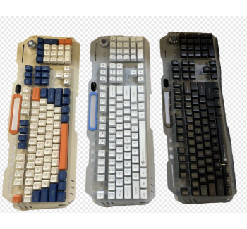 SK-168  104键金属面板电子竞技游戏办公机械键盘