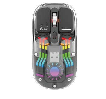 LW-069  Dual Mode Wireless 4D Transparent Charging Mouse