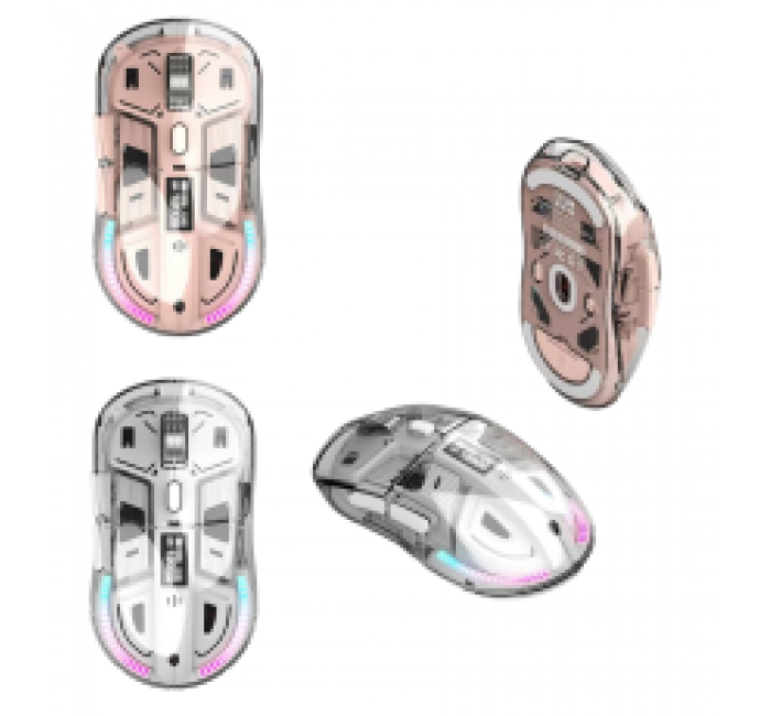 LW-088  Dual Mode Wireless 6D Transparent Charging Mouse