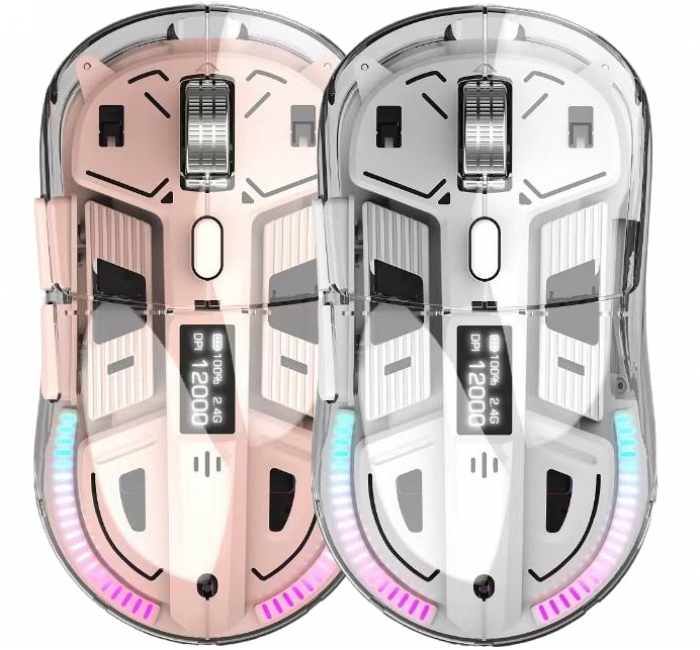 LW-088   双模无线6D透明充电鼠标