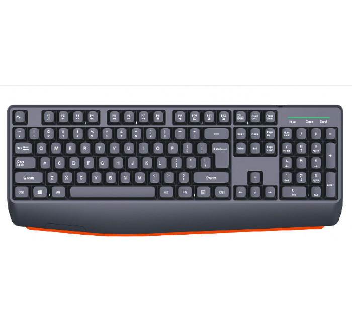 SK-048   104 Keys Wired Membrane Business Keyboard