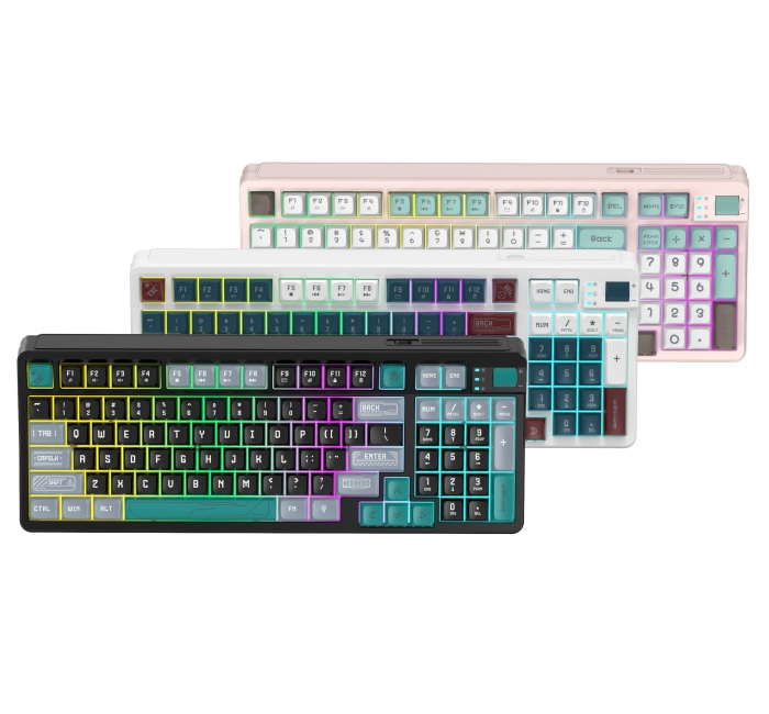 SK-052   96 Keys  Wired LED Lighting Gaming Keyboard